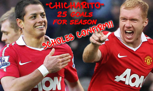 Chicharito (L) / Paul Scoles (R)