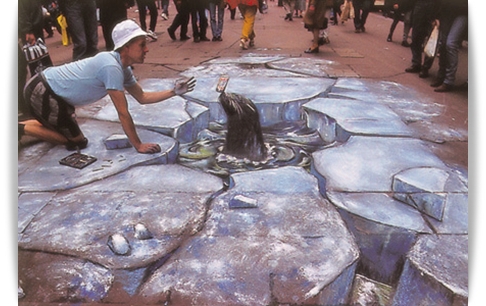 ♥Amazing 3D Pavement Drawings..(Part I)♥