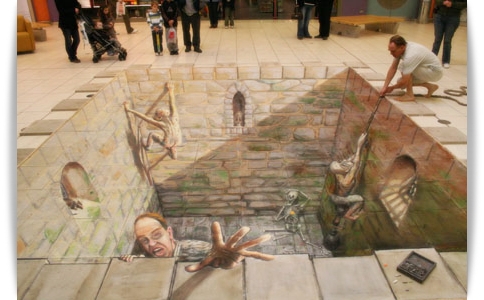 ♥Amazing 3D Pavement Drawings..(Part I)♥