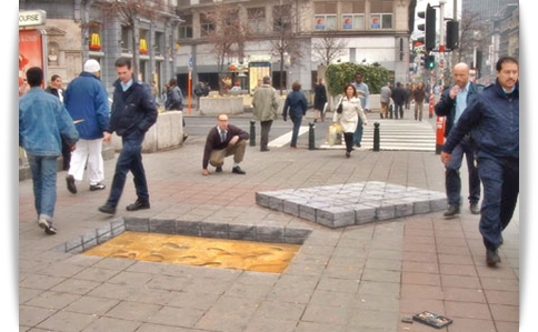 ♥Amazing 3D Pavement Drawings..(Part I)♥