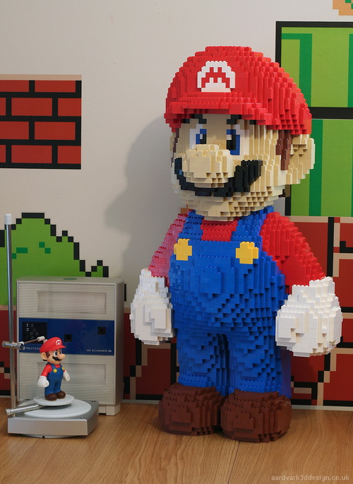 ต่อตัวต่อ LEGO เป็น Mario ตัวยักษ์เบิ้ม