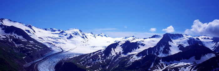 Beautiful snow Panorama 