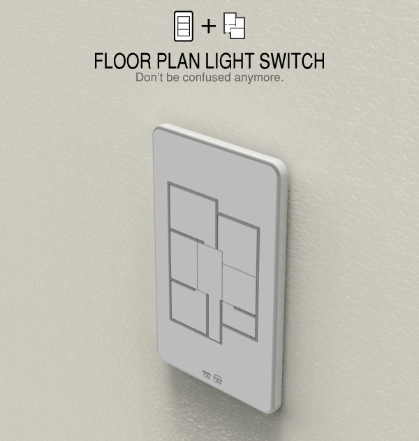 สวิตช์ไฟ Floor Plan Light Switch