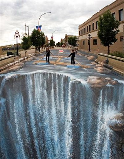 ถนนค้นฝัน กับ ภาพวาด 3D บนถนนเหมือนจริงๆ