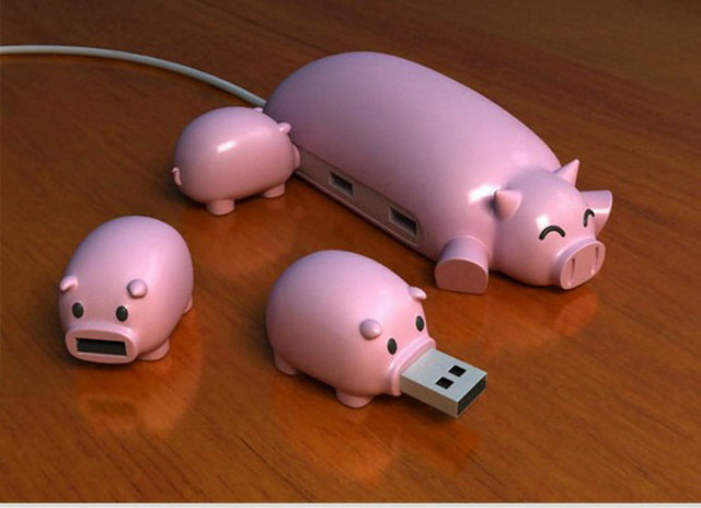 USB แบบหมูน้อยน่ารัก
