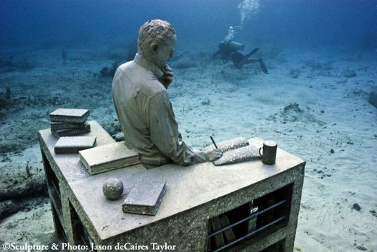 พิพิธภัณฑ์ใต้น้ำแคนคูน สวนประติมากรรมใต้น้ำที่ใหญ่ที่สุดในโลก