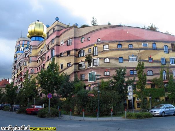 Forest Spiral - Hundertwasser Building ( Darmstadt , Germany )