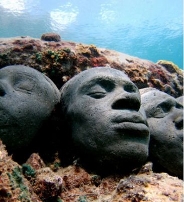 underwater sculptures การแกะรูปปั้นใต้น้ำ