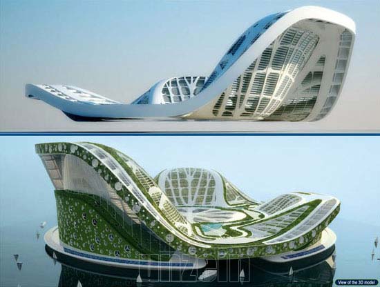 Lilypad Floating City @Dubai