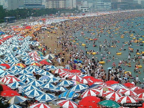 ชมชายหาดที่ประเทศจีน