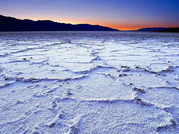 Salt Flats Badwater Death Valley California