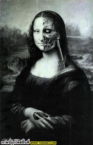 mona lisa in style