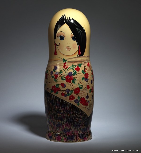 Designer Matryoshka in honor of 10 anniversary of Vogue Russ 1 