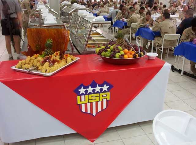 โรงอาหารของกองทัพสหรัฐในอิรัก(1)
