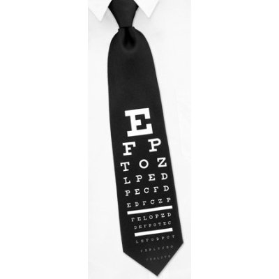 Eye Chart Tie: