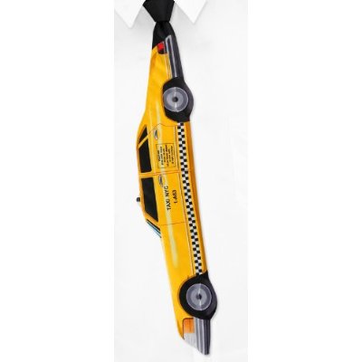 New York Taxi Cab Shaped Tie: