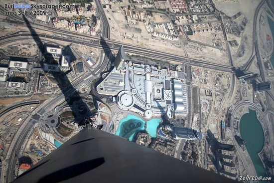 View from the Top of Burj Dubai