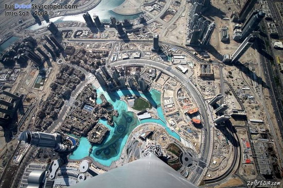 View from the Top of Burj Dubai