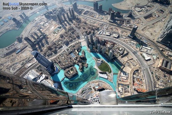 View from the Top of Burj Dubai