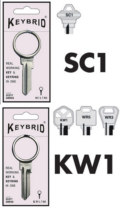 กุญแจ Real Working Key+Keyring=KEYBRID