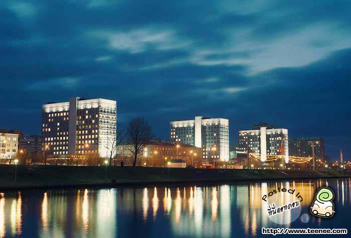 Night time in Belarus