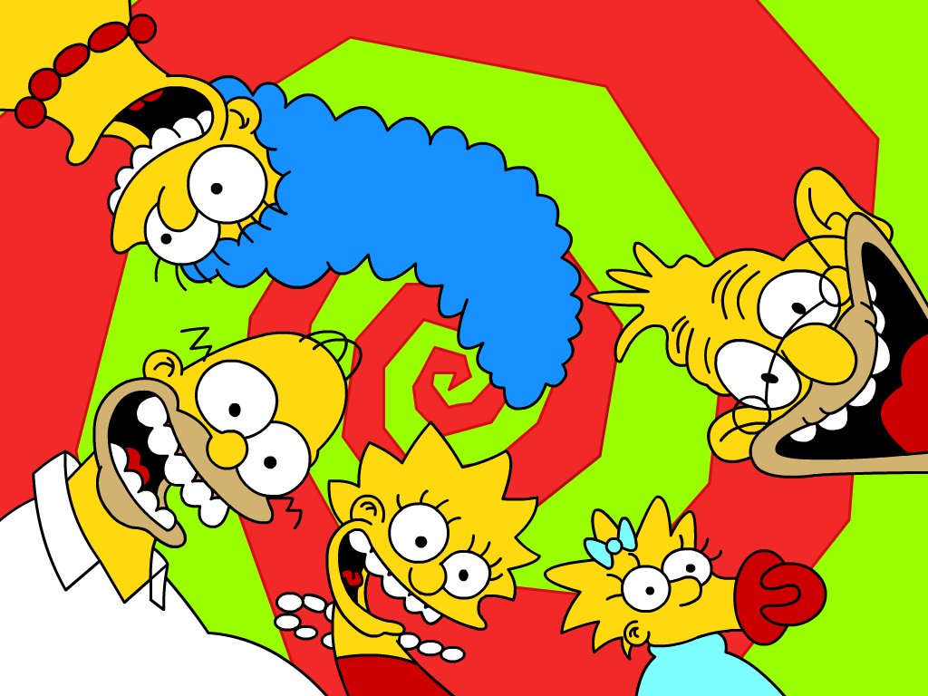 Wallpaper การ์ตูน Simpsons 