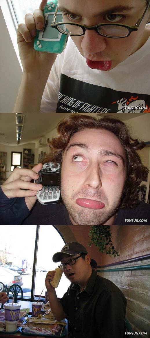 ♣ Crazy Telephone Fans Funny Pics ♣ 