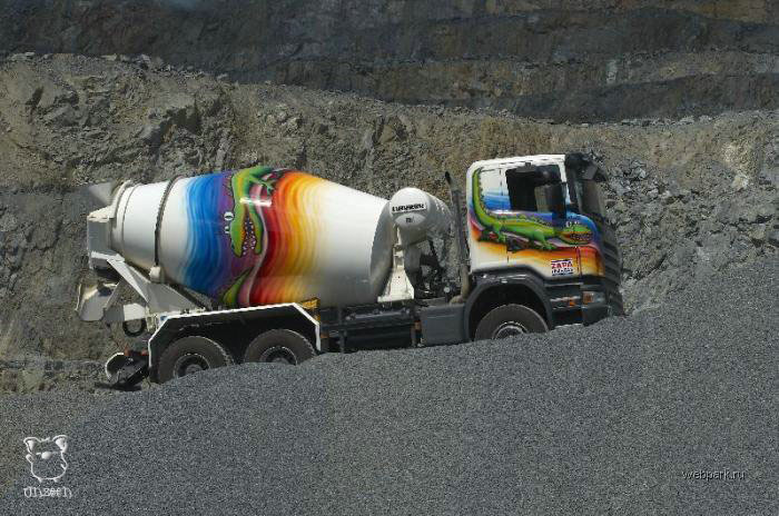 Colored Truck