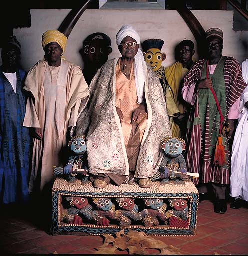 EL HADJ SEIDOU NJIMOLUH NJOYA Sultan of Fumban and Mfon of the Bamun Cameroun 