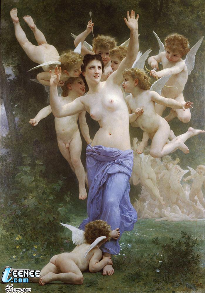 ภาพเขียนจิตรกรเอก Adophe William Bouguereau