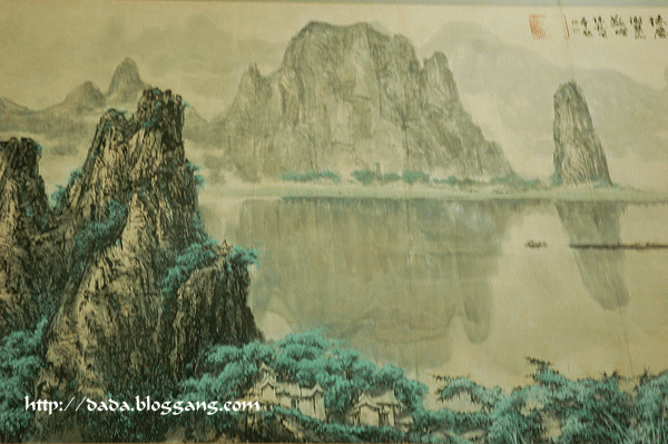 Chinese Art ภาพวาดลายเส้นจีน