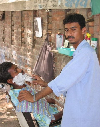 ช่างตัดผมในอินเดีย
