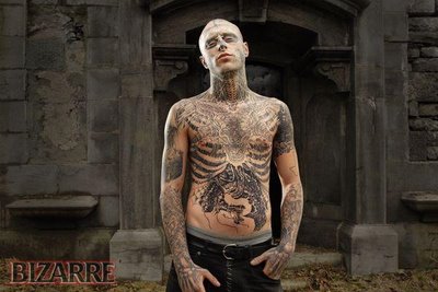 Tattooed Zombie Boy