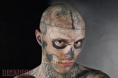 Tattooed Zombie Boy