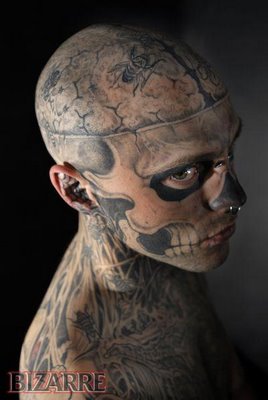 Tattooed Zombie Boy