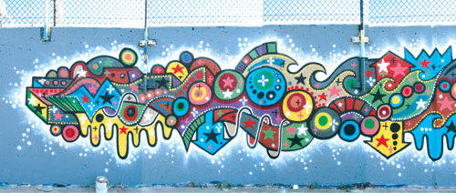 Graffiti บนกำแพงสุดแจ๋ง