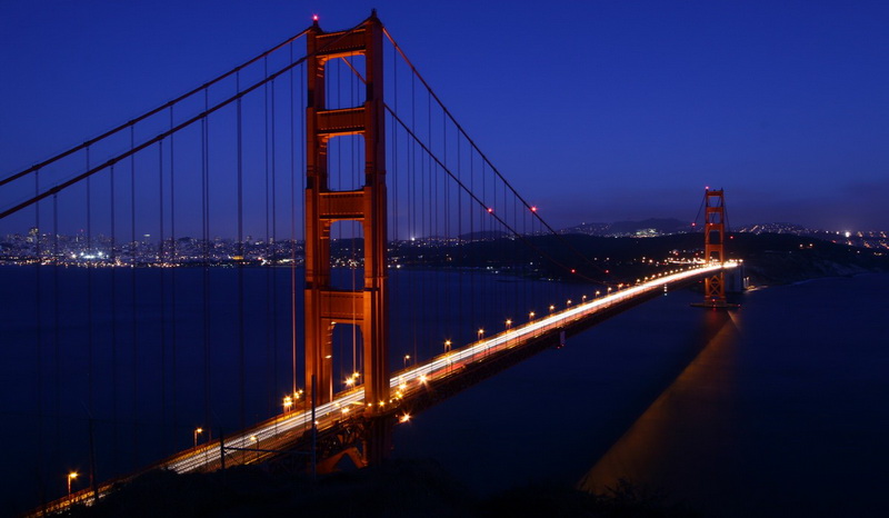 Bridge by night