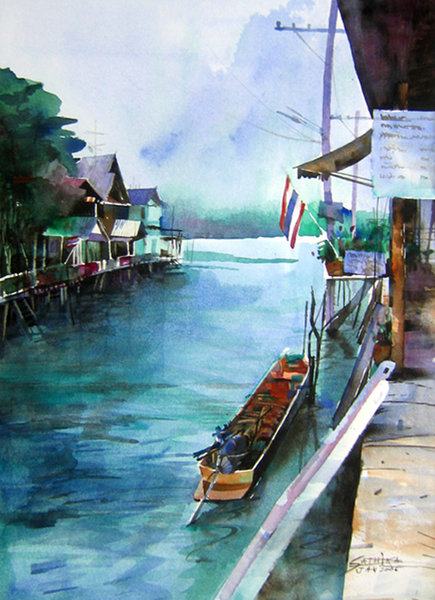 water colour painting