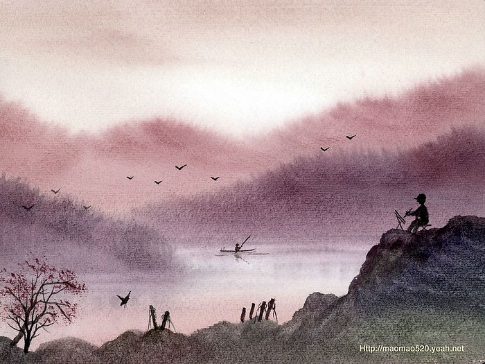 Chinese Paintings... Water Color