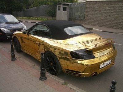 The Golden Porsche in Russia