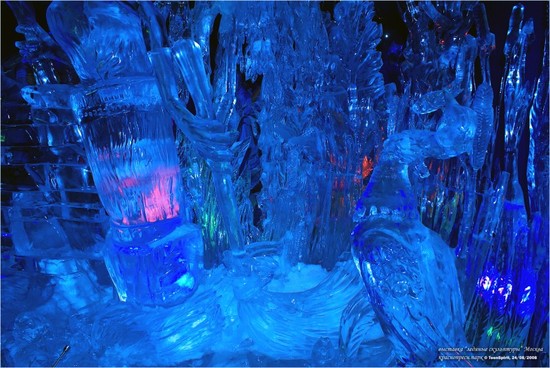 Ice sculpture exhibition in Moscow (SET A)