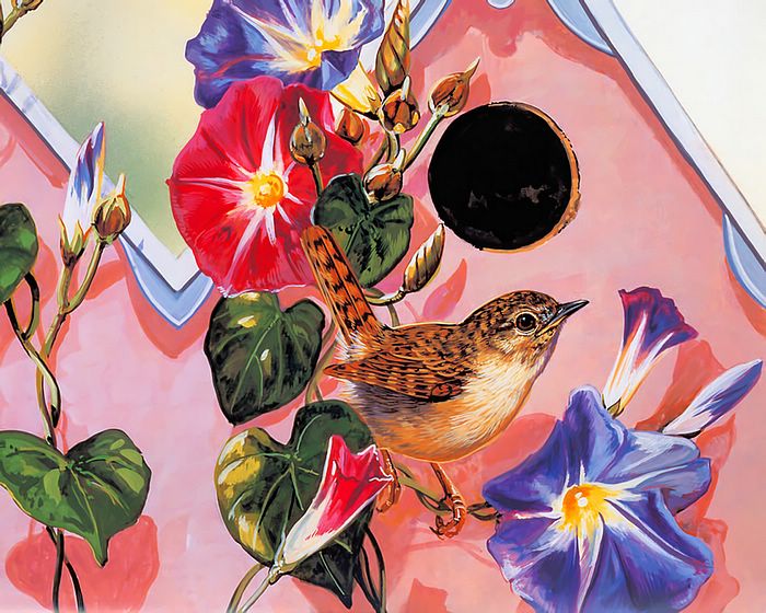 Song Bird Painting.... (นกร้องเพลง)