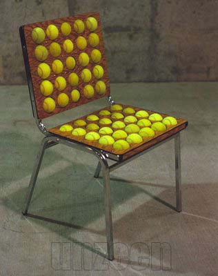 Tennis ball furniture