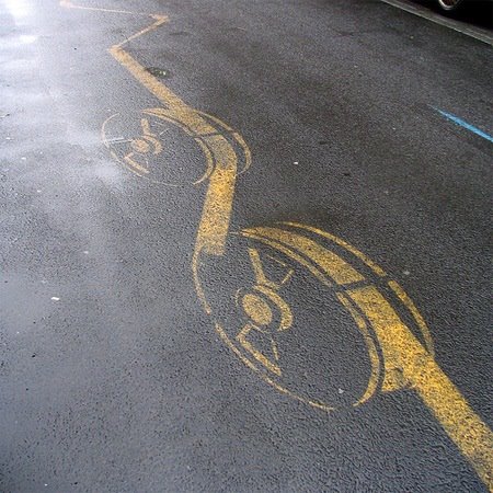 Unusual Road Marking \