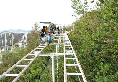 Weird Rollercoaster Ride in Japan