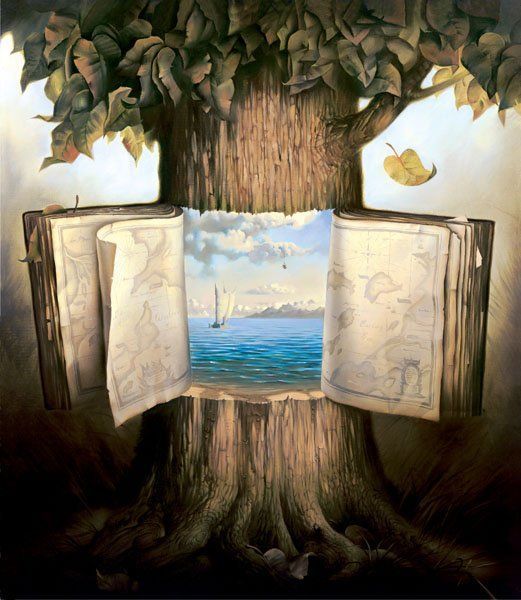 ภาพวาดโดย Vladimir Kush แนว Illusion