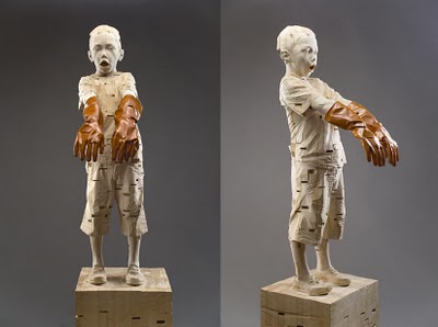 Impressive Wood Sculptures by Gehard Demetz