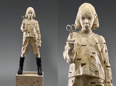 Impressive Wood Sculptures by Gehard Demetz