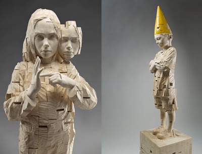 Impressive Wood Sculptures by Gehard Demetz