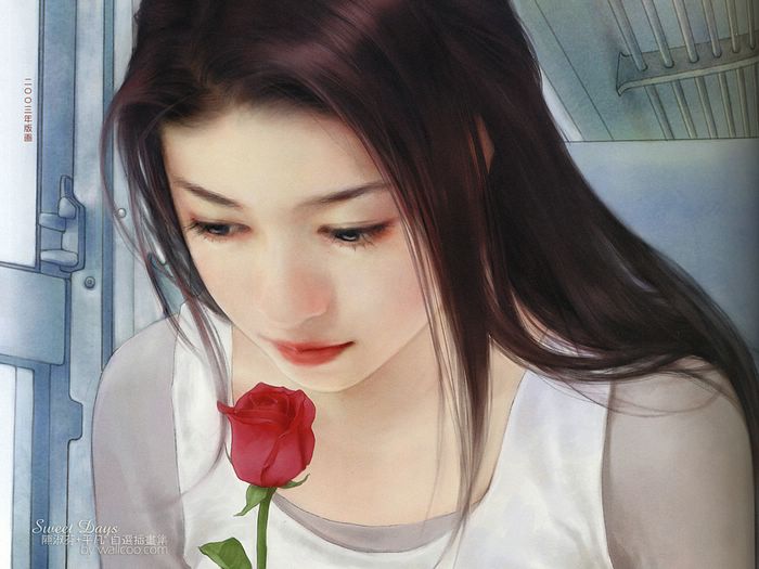 ภาพวาด..สาวจีน น่ารัก น่ารัก